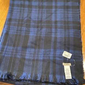LL Bean Blanket Scarf - Indigo Ink